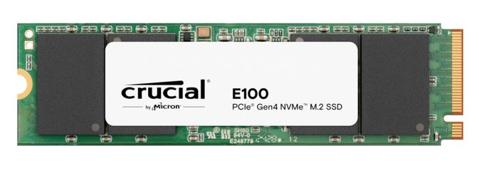 Crucial E100 480GB Gen4 NVMe SSD 4700/2500 MB/s R/W 60TBW 350K/460K IOPS 1.5M hrs MTTF M.2 2280 PCIe4 3yrs <500GB ~Crucial P3