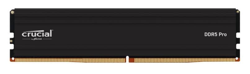 Crucial Pro 16GB (1x16GB) DDR5 UDIMM 6400MHz CL38 Black Heat Spreader Support Intel XMP AMD Ryzen Desktop PC Gaming Memory